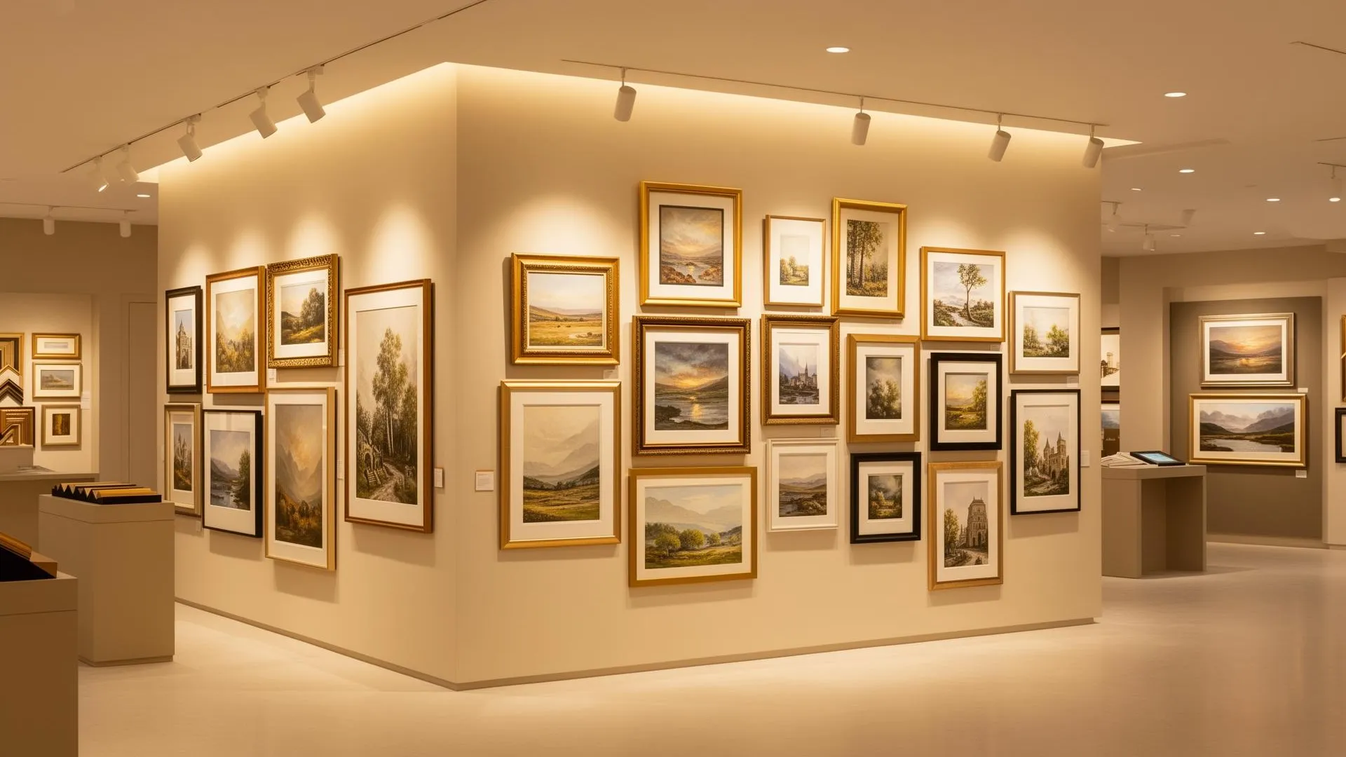 Professional picture framing workshop