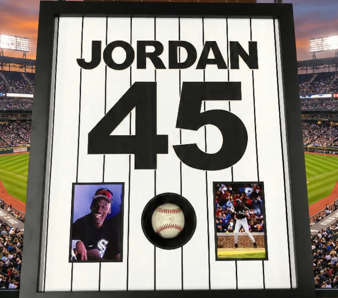 Jordan Baseball Shadowbox