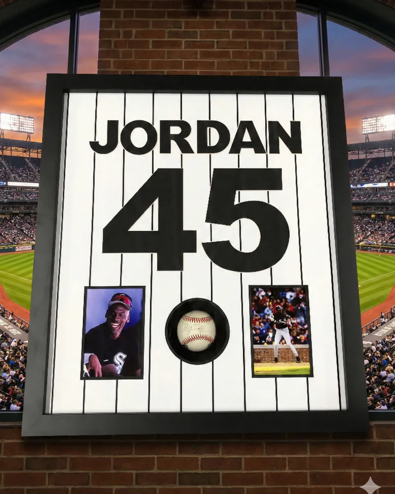 Jordan Baseball Shadowbox